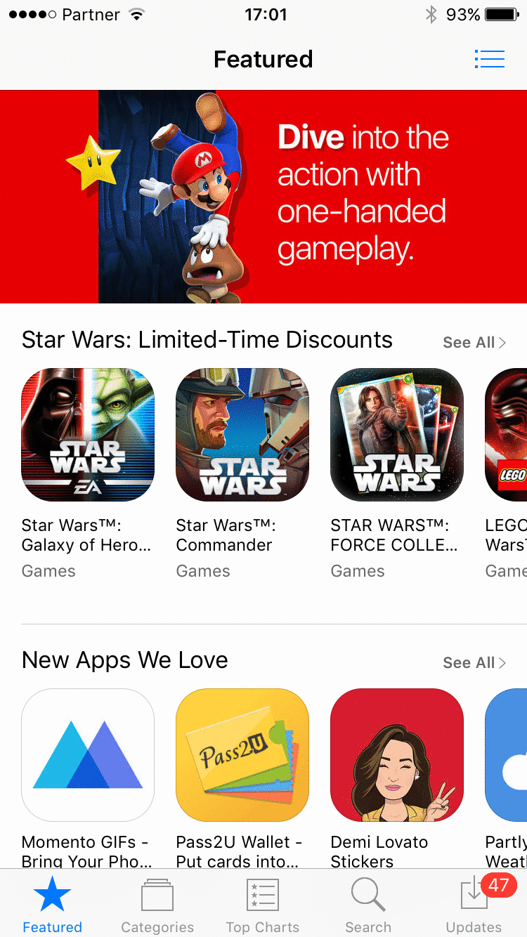 iOS 11 App Store Updates and Its Impact on App Discovery 2 Apple App Store Redesign