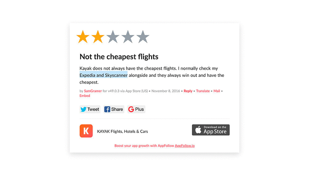 iOS 11 App Store Updates and Its Impact on App Discovery 7 3 star app rating example