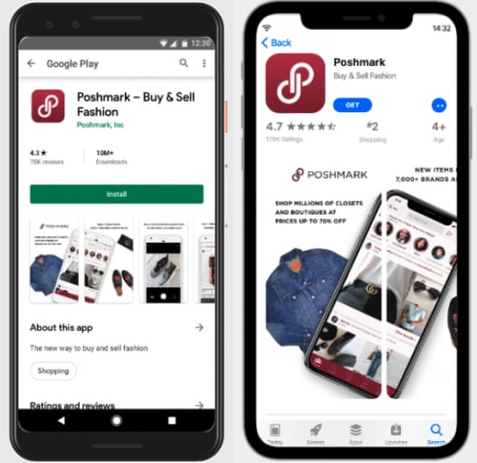 3 ASO Tips Shopping Apps Must Embrace 4 Poshmark app