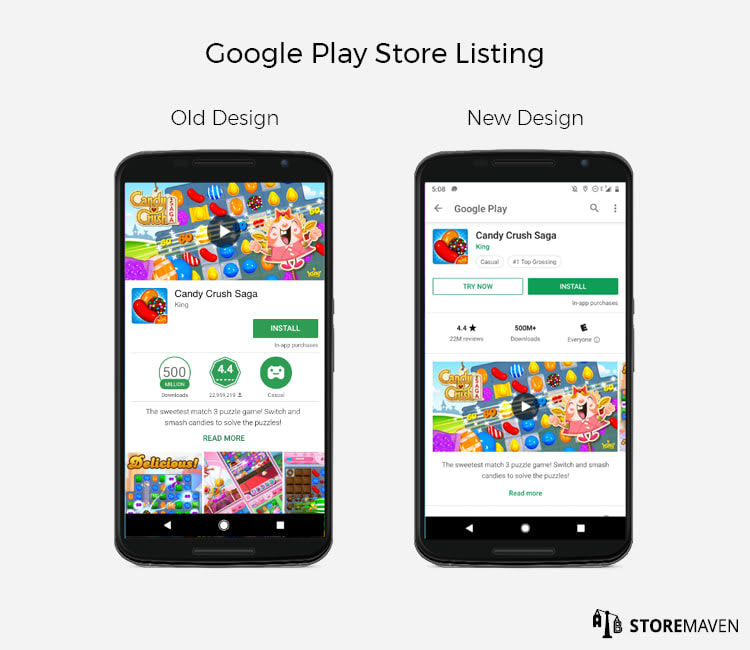 Google Play Store Listing 