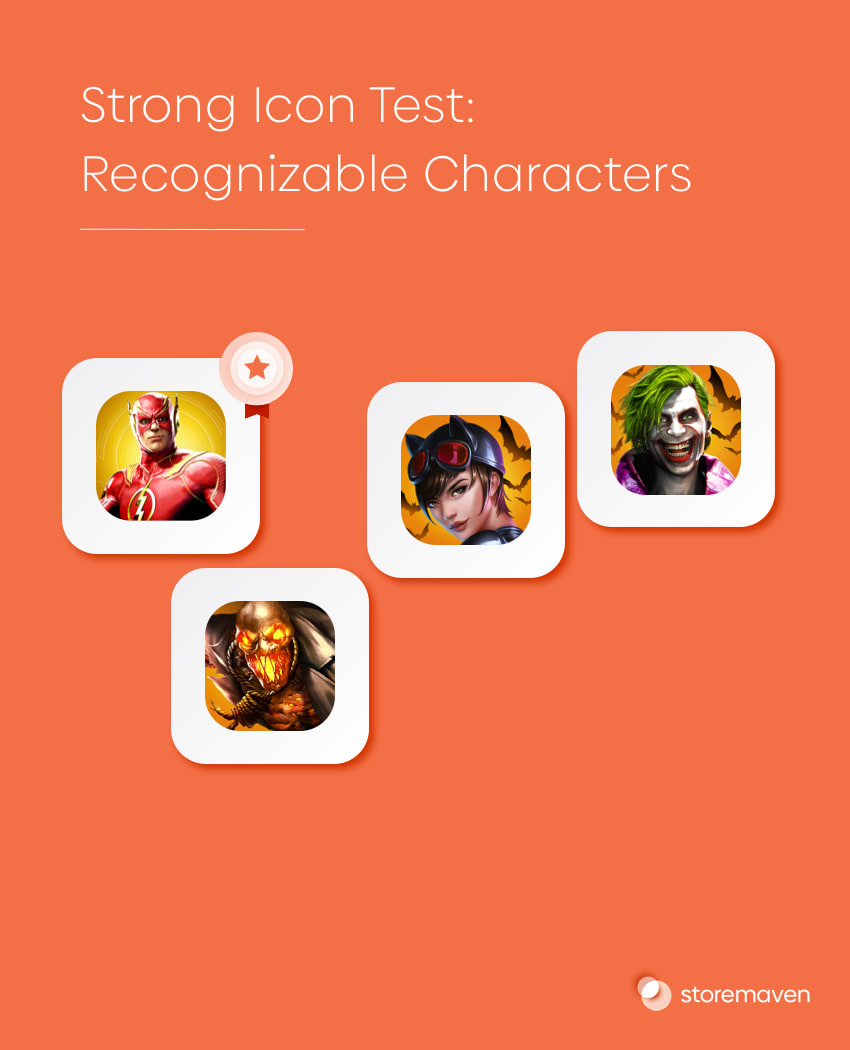 Complete Guide for App Icons: Designing, Testing, & Optimizing 13 Testing your app icons: recognizable characters make good app icons.