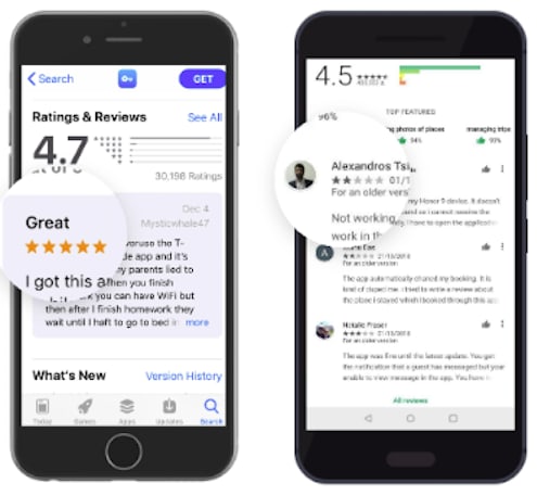How Reviews and Ratings Affect App Store Optimization (ASO) 1 Users ratings and reviews on the app stores