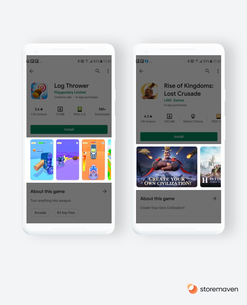 Complete Guide to Product Page Creative Requirements: App Store Screenshots, Icon & Video (2022) 4 Google Play Store app screenshots guidelines