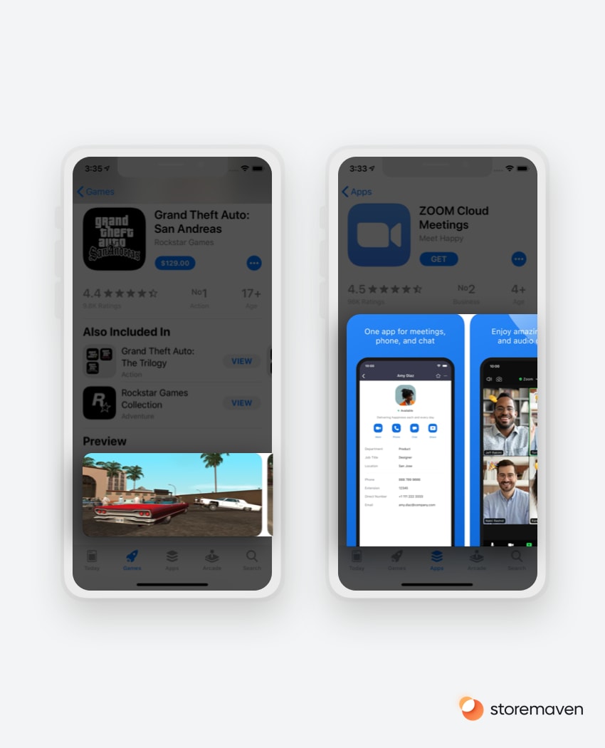 App Store Creative Asset Restrictions for a Storemaven Test - 1