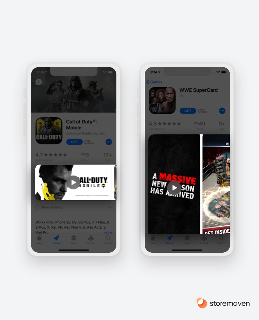 App Store Creative Asset Restrictions for a Storemaven Test - 2